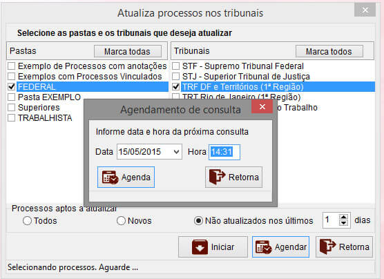 agendando consulta no DataVenia