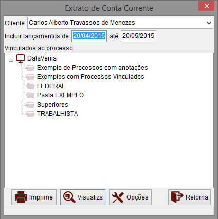 copia de segurança no DataVenia