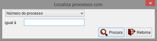Localizando processo do DataVenia
